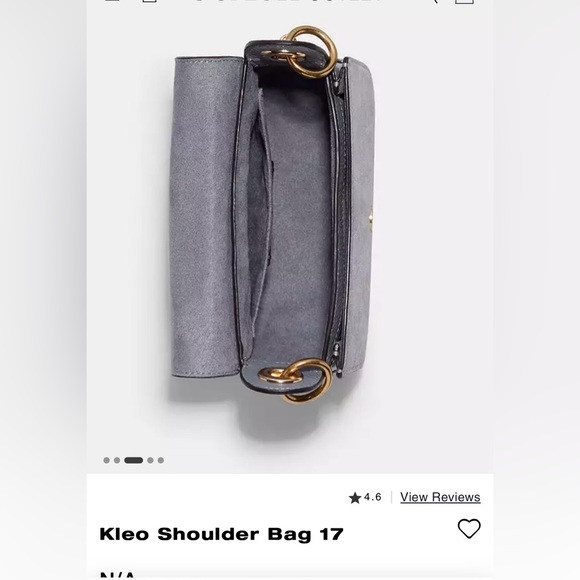 Coach Kleo Shoulder Bag 17 - Picture 3 of 6